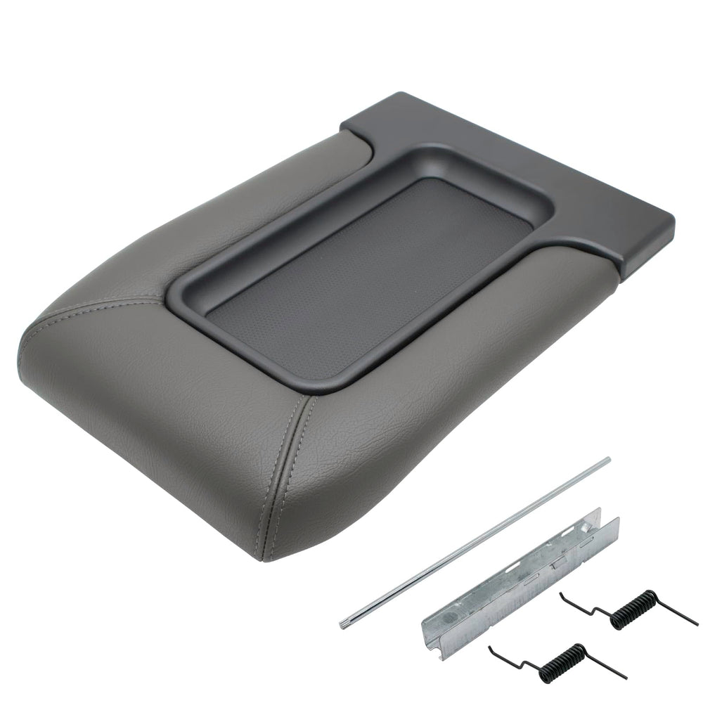 NHILES front view center console lid showing fit and dark gray finish benefit: restores appearance