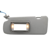 NHILES left sun visor front view showing shape and gray finish for a clean interior