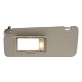 NHILES left visor front view showing beige finish and fit benefits