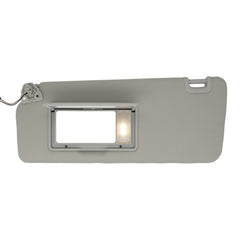 NHILES left sun visor front view showing clean gray finish and fitment benefit