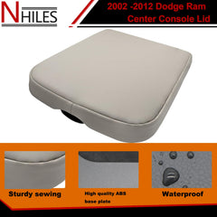 NHILES lid installed in Dodge Ram interior demonstrating improved console function
