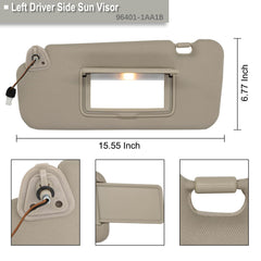 NHILES visor mounted in Nissan Murano demonstrating correct fit and finish