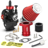 nibbi carburetor front view showing fit and improved throttle response