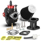nibbi carburetor front view showing mounting points and robust finish for reliable fit