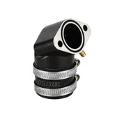 nibbi front view intake manifold boot showing profile and fit benefits
