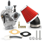 nibbi carburetor front view showing bore and throttle for instant throttle response
