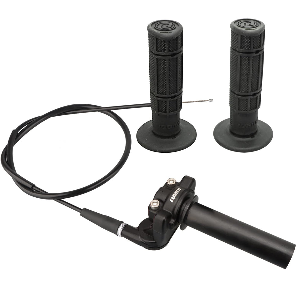 nibbi throttle assembly front view showing complete kit and benefits