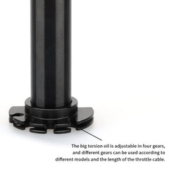 nibbi adjustable cable seat detail showing four-position adjustment for cable length