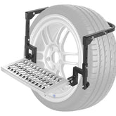 NigWarm front view mounted on truck tire showing stable access