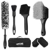 NIKCOSMK front of kit showing all brushes and applicators for complete cleaning