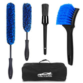 NIKCOSMK front packaging showing complete wheel brush kit and contents