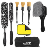 NIKCOSMK front packaging showing full wheel brush kit and benefits