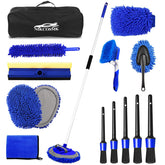NIKCOSMK front view of full 17‑piece kit showing organized tools and pole benefits