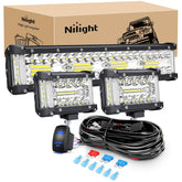 Nilight 12-inch bar front view showing compact, powerful off-road lighting