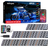 Nilight front view of 12PCS LED kit showing complete package and benefits