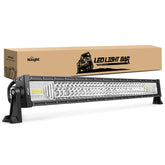 Nilight 18017C-A front view showing bright LED rows and wide coverage