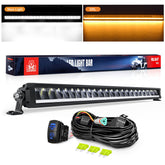 Nilight 30-inch light bar front view showing LEDs and housing for powerful illumination