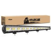 Nilight 37-inch light bar front view showing lens and LEDs, improved visibility
