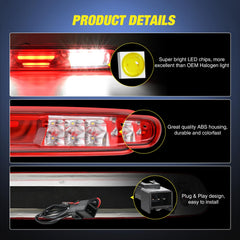 Nilight rear view showing high-density foam seal improving waterproof protection and fit