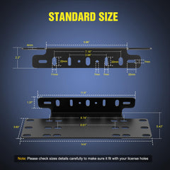Nilight close-up of mounting holes displaying universal fit precision advantage
