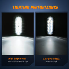 Nilight close-up of 10 LEDs and aluminum backing illustrating heat dissipation