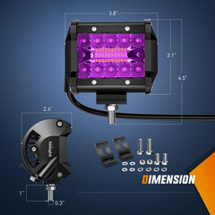 Nilight close-up of LED chip array showing durable design and powerful output
