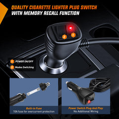 Nilight mounted on dashboard showing easy in-vehicle placement and quick use