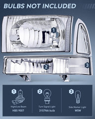 Nilight driver-side assembly close-up showing clear lens and improved visibility