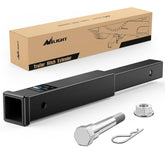 Nilight extender front view showing 2-inch receiver fit and durability benefit
