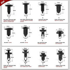 Nilight fastener variety overview with assorted clips for broad compatibility