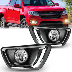 Nilight front assembly on Chevy Colorado showing direct-fit appearance and improved visibility