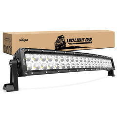 Nilight front view of 22-inch light bar showing compact profile and bright output
