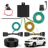 Nilight front harness assembly showing plug ends and cable benefits quick fit