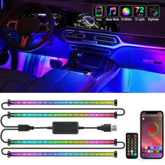 Nilight front packaging with four strips and accessories, shows included kit benefits