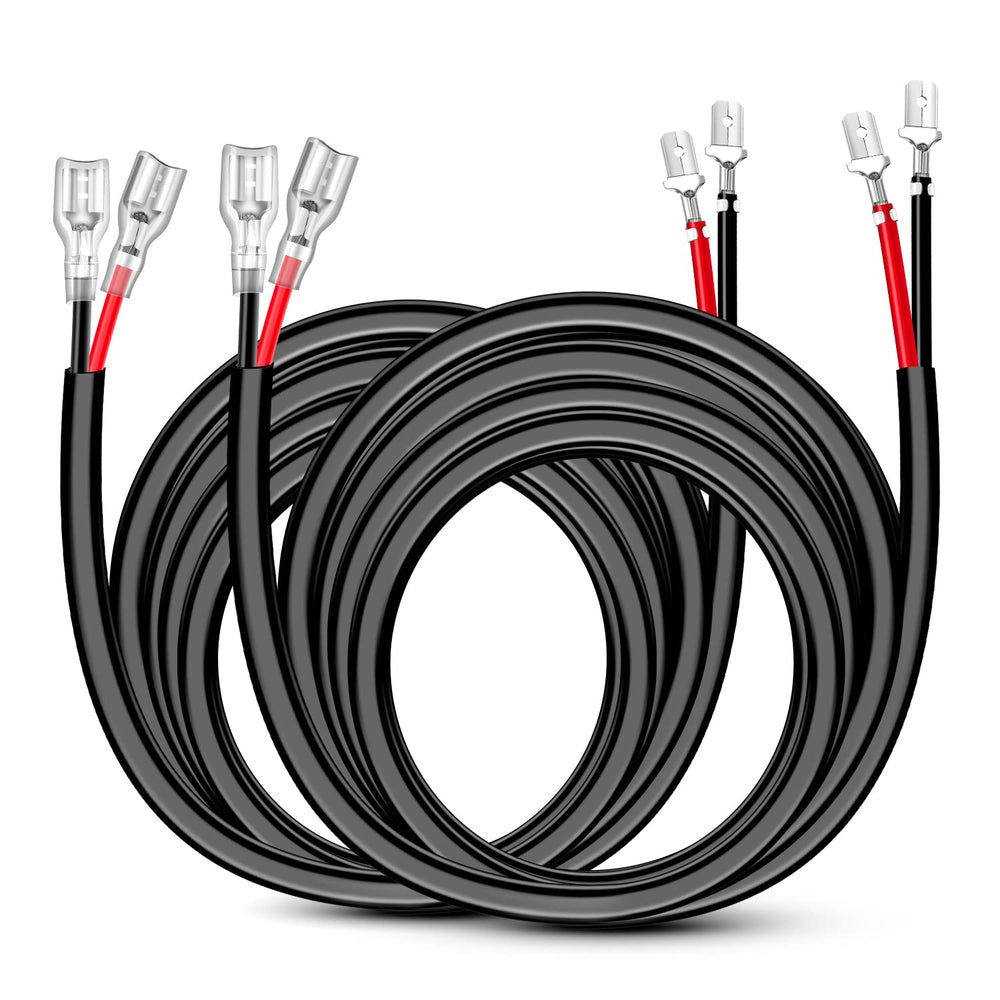 Nilight front packaging showing two 10ft extension cables and benefits