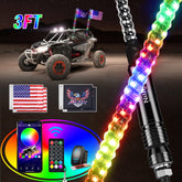 Nilight front packaging showing both 3ft whips and contents with clear overview benefit