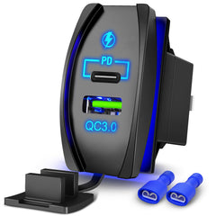 Nilight front panel view showing dual USB ports and clean fit