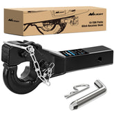 Nilight front profile pintle hitch showing sturdy forged-steel construction for reliable towing