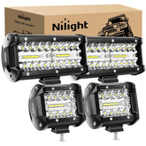 Nilight front view of pods and bars showing high output benefit