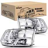 Nilight front view chrome headlamp assembly showing clean fit and upgraded look