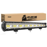 Nilight front view LED bar showing powerful wide and long-range illumination benefit