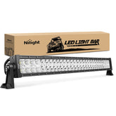 Nilight front view of light bar showing full-length illumination benefit