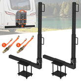 Nilight front view mounted on RV bumper showing secure tank transport
