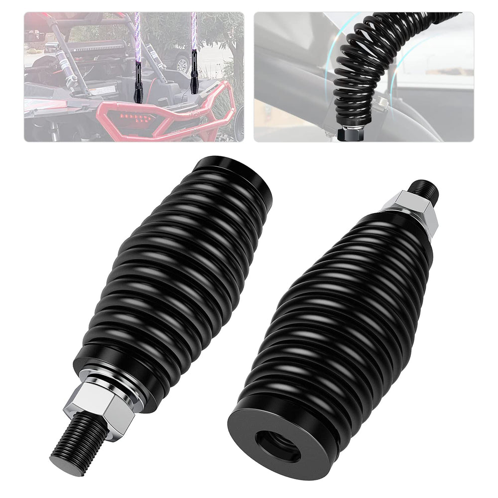 Nilight front view of two heavy duty spring bases showing mount geometry and durability