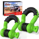Nilight front view showing two D-ring shackles and packaging, durable hardware benefit