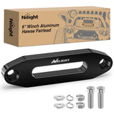 Nilight hawse fairlead front view showing smooth rope guiding benefit