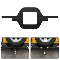 Nilight front view of tow hitch bracket showing secure fit and utility