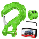 Nilight front view of forged winch hook showing solid construction and durability