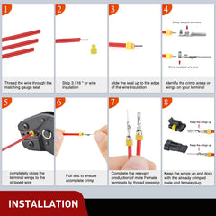 Nilight housing and silicone seal detail demonstrating water resistance and secure fit for wiring