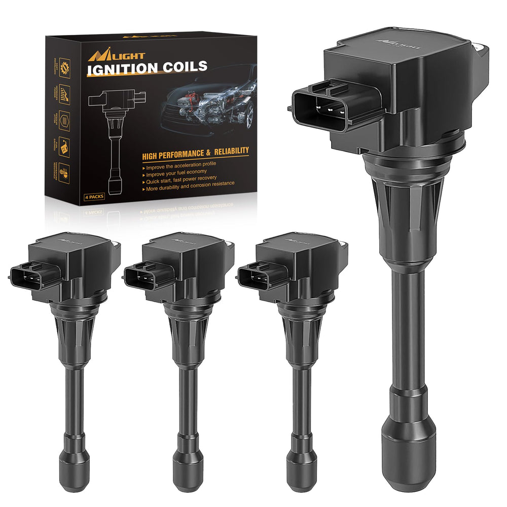 Nilight ignition coil front view showing compact design and reliable fit